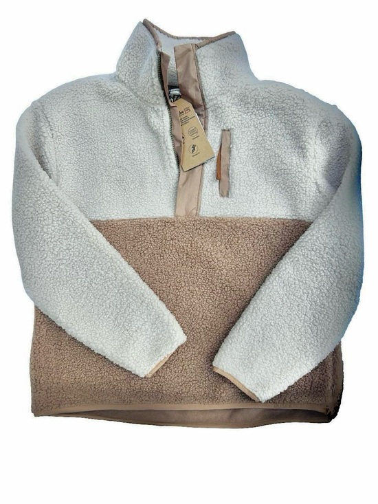 Avalanche Jackets & Blazers - Avalanche Outdoor Supply Co Womens Sherpa Fleece Quarter Zip Pullover Brown